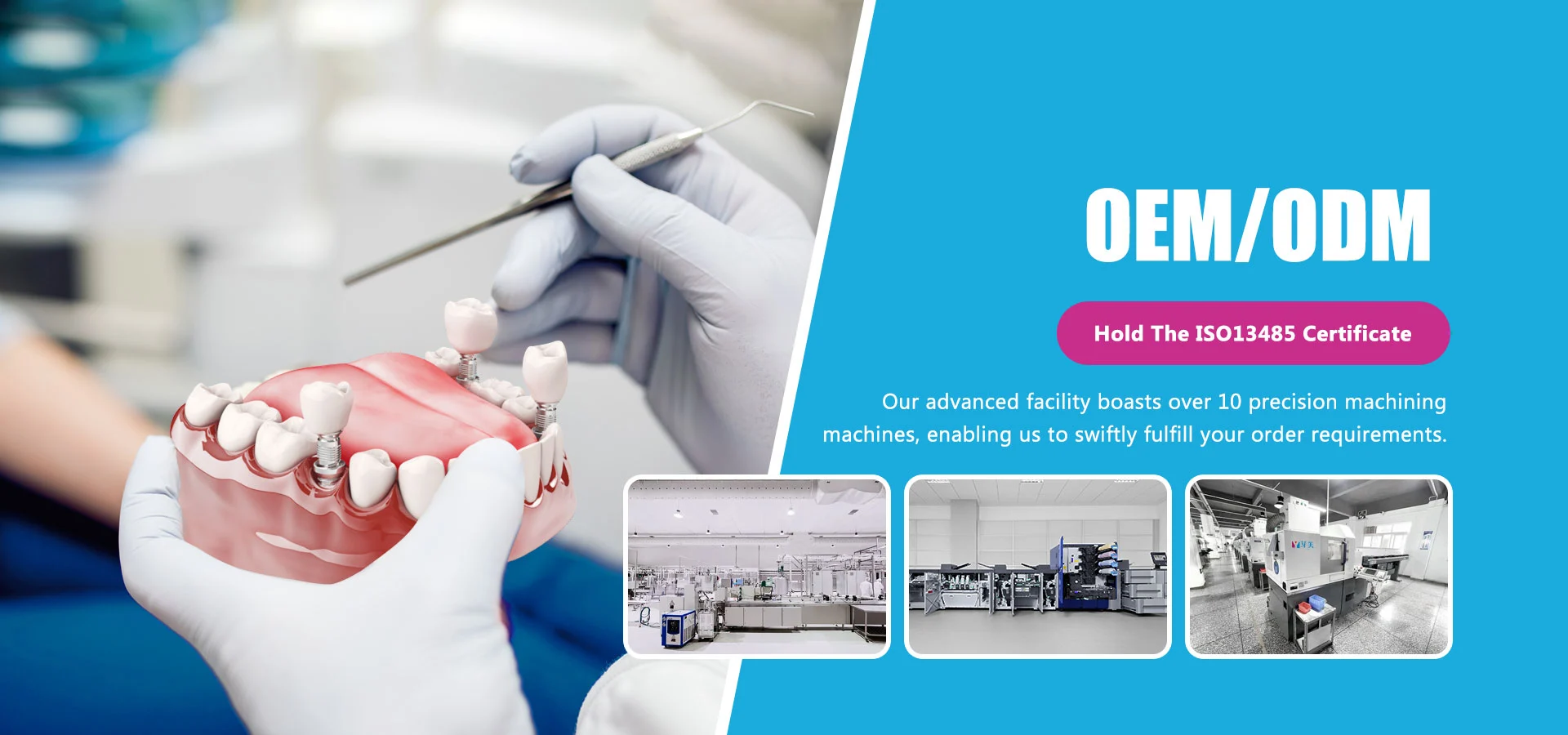 Fornitore di componenti di impianti dentali